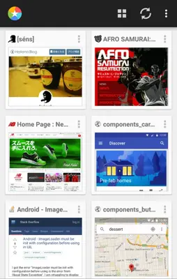 Thumbnail Bookmarks android App screenshot 3